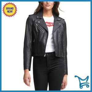 Faux Leather Moto Jacket - Regular & Plus Sizes - Wardrobe Essential